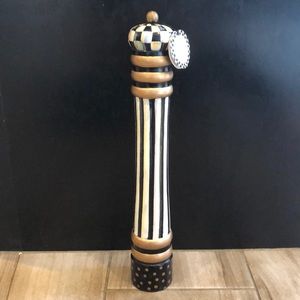 MacKenzie Childs Courtly Check Pepper Mill
